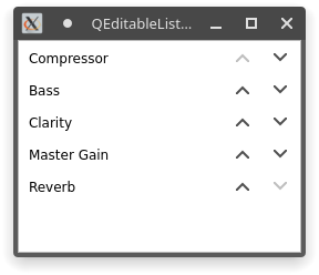 QEditableListView